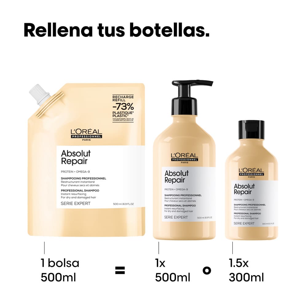 SHAMPOO REFILL ABSOLUT REPAIR (REFILL DE SHAMPOO REPARADOR)